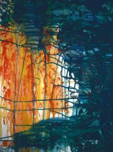 Peinture de michel martin: miroir