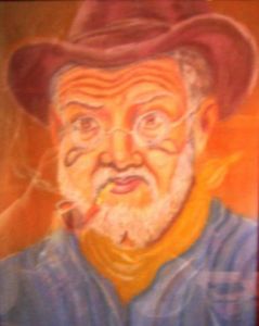 Peinture de Lubanio: Autoportrait - Joseph Dos Santos