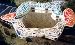 Mosaique de lunart: Carpe miroir