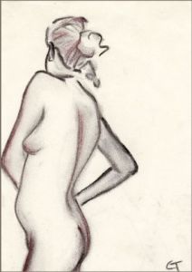 Dessin de carole tranigues: cathy 3