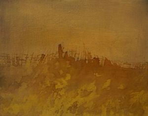 Peinture de nicolas de schutter: les dunes