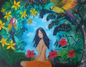 Peinture de marie therese bas: eve