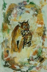 Peinture de Jocelyne Ruchonnet: la fuite