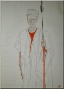 Dessin de Gianpaolo: CHEF DE VILLAGE I