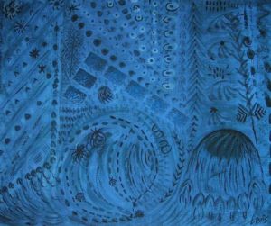 Peinture de Elodie LOUIS: Fonds marins