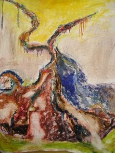 Oeuvre de Mireille Barrelle: arbre mon bel arbre