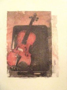Peinture de Angie Avias:  Violon