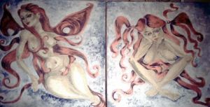 Peinture de silvia hohl: les fees