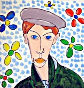 Peinture de Philippe FLAUTRE: HOMME REVEUR