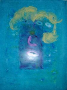 Peinture de GHIS: FEMME RECTANGLE