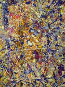 Peinture de bruno dumont: l'agitation me fait dripper