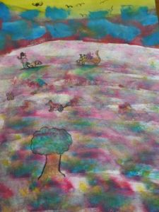 Peinture de dada: BALLADE DANS LE PARC