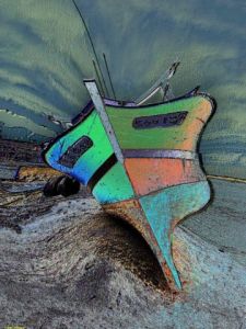 Art_numerique de mcb: A flanc de bateau