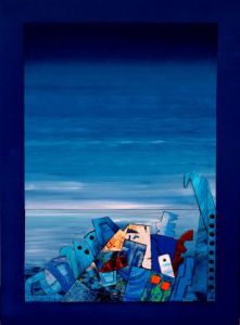 Peinture de PIERRE RAFFENNE: LES PASSEURS serie