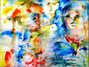 Oeuvre de SAMI SAHLI: CAFE Des MARINS