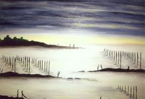 Peinture de isabelle sallet : solitude