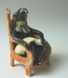Sculpture de Marc-Francois Rouxel: Horus