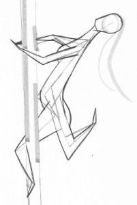 Dessin de Dixie: danseuse moderne