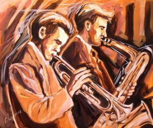 Peinture de CLAUDE LAPIERRE: Chet and Gerry