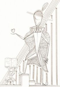 Dessin de Dixie: courtisant