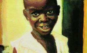 Peinture de Djoz: little child