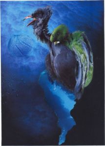 Collage de Scarlett: Bleu Mazout