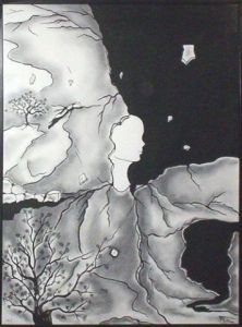 Dessin de JVILLAR:  REGARD  2