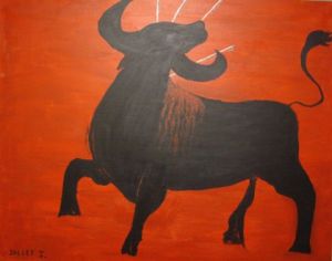 Peinture de isabelle sallet : mise a mort