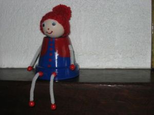 Artisanat de JANINE ROQUESSALANE: Personnage en pot de terre