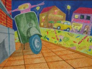 Peinture de patrick mahieu: Buona sera Italia