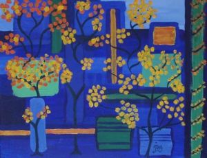 Peinture de Jaclinn Roos: Mimosa