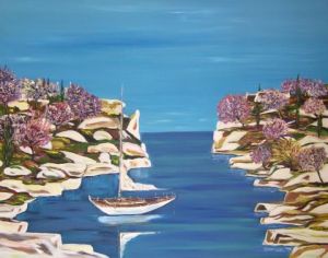 Peinture de PLUME NATHALIE MAISONNEUVE: Liberté