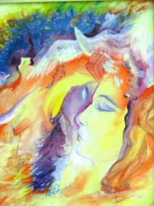 Peinture de louise chartrand:  Le detachement 