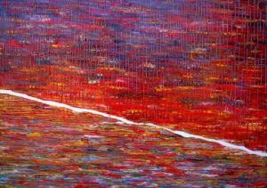 Peinture de jean pierre MALLET: Promenade en escargot