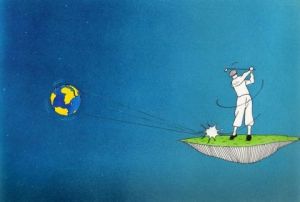 Illustration de Michel: Paf !!!!