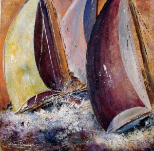 Peinture de MICHEL LAROCHE: BON VENT