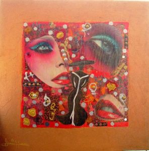 Collage de ANY: regard de femme