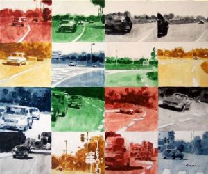 Peinture de Emmanuel TRIAU: Trajet