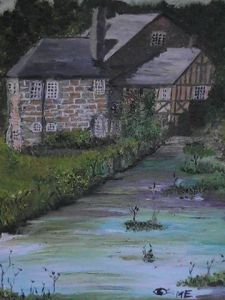 Peinture de oeilme: vue du bec hellouin