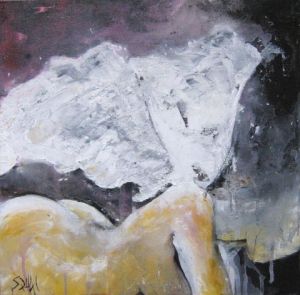 Peinture de pascal toublanc: ANGE DECHUE