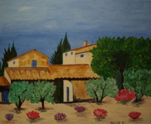 Peinture de isabelle sallet : calme