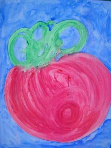 Peinture de GHIS: FRUIT ROUGE