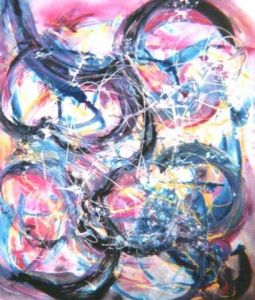 Peinture de Elle Bory : Face a Face