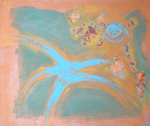 Peinture de Sabine Grabarz: Saut d'étoile