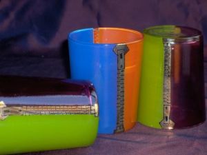 Oeuvre de rudya: verres fermeture éclair