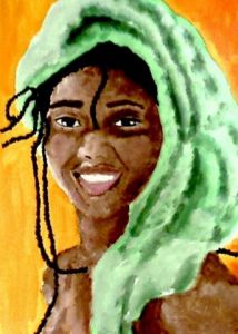 Peinture de Christel Servais: Super woman