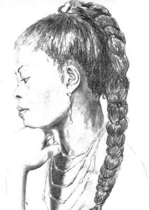 Dessin de toyo: votre portait dessin graphite sur velin