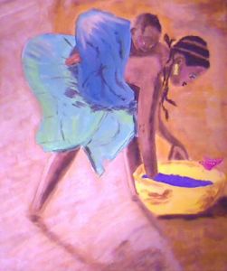 Peinture de Christel Servais: Fusion