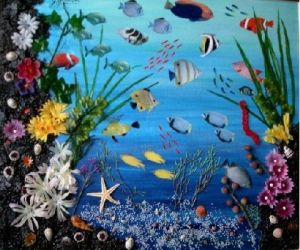 Collage de DARRIEUX: Fonds marins-7