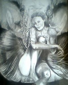 Dessin de Christine ALDEGHERI: Ephelide